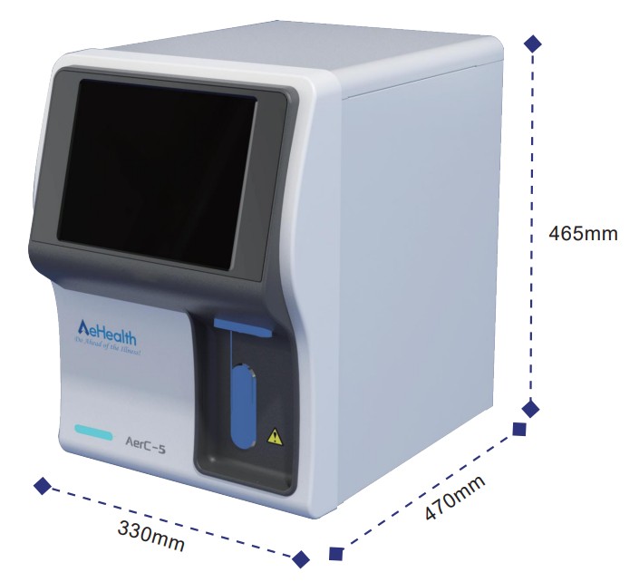 AerC-5 Analizador hematológico automático de 5 partes - Imagen 2